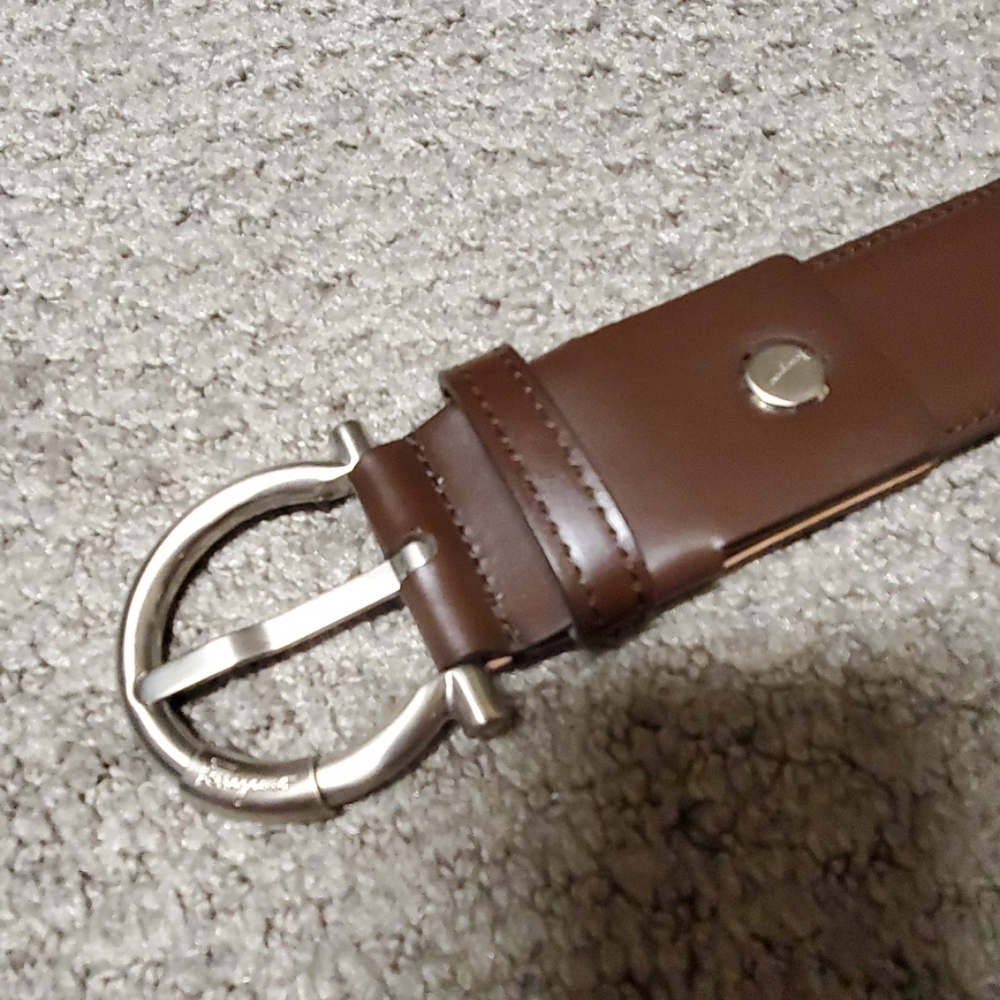 Salvatore Ferragamo brown belt